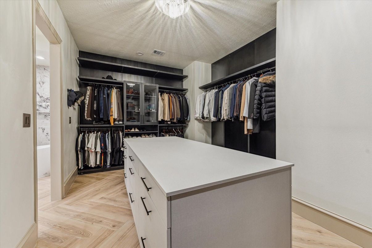 Interior, Walk-in Closets, Wood Texture Flooring