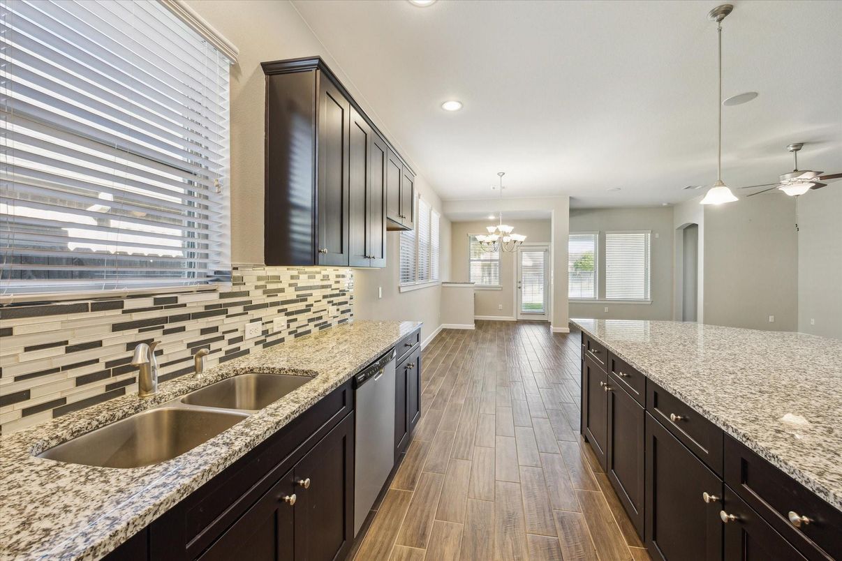 Chandelier, Interior, Pendant Lights, Recessed Lighting, Wood Texture Flooring