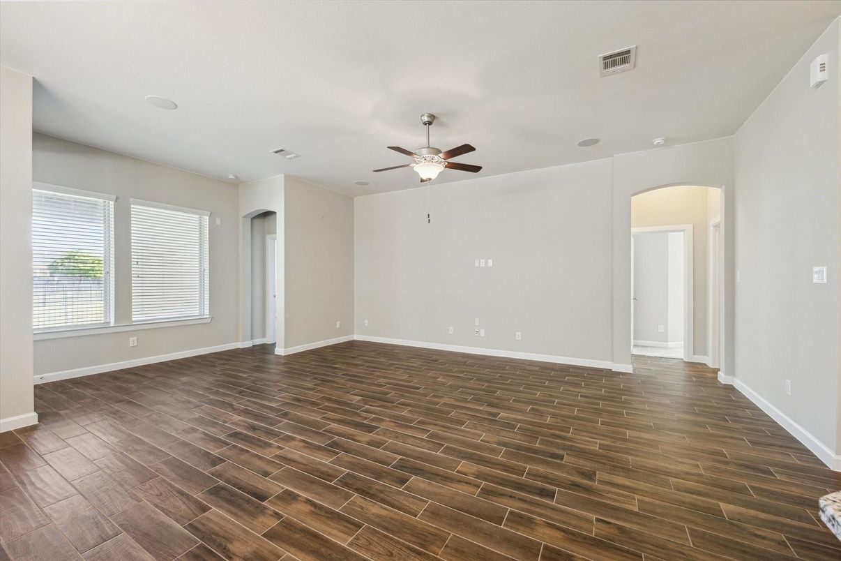 Empty room, Interior, Wood Texture Flooring