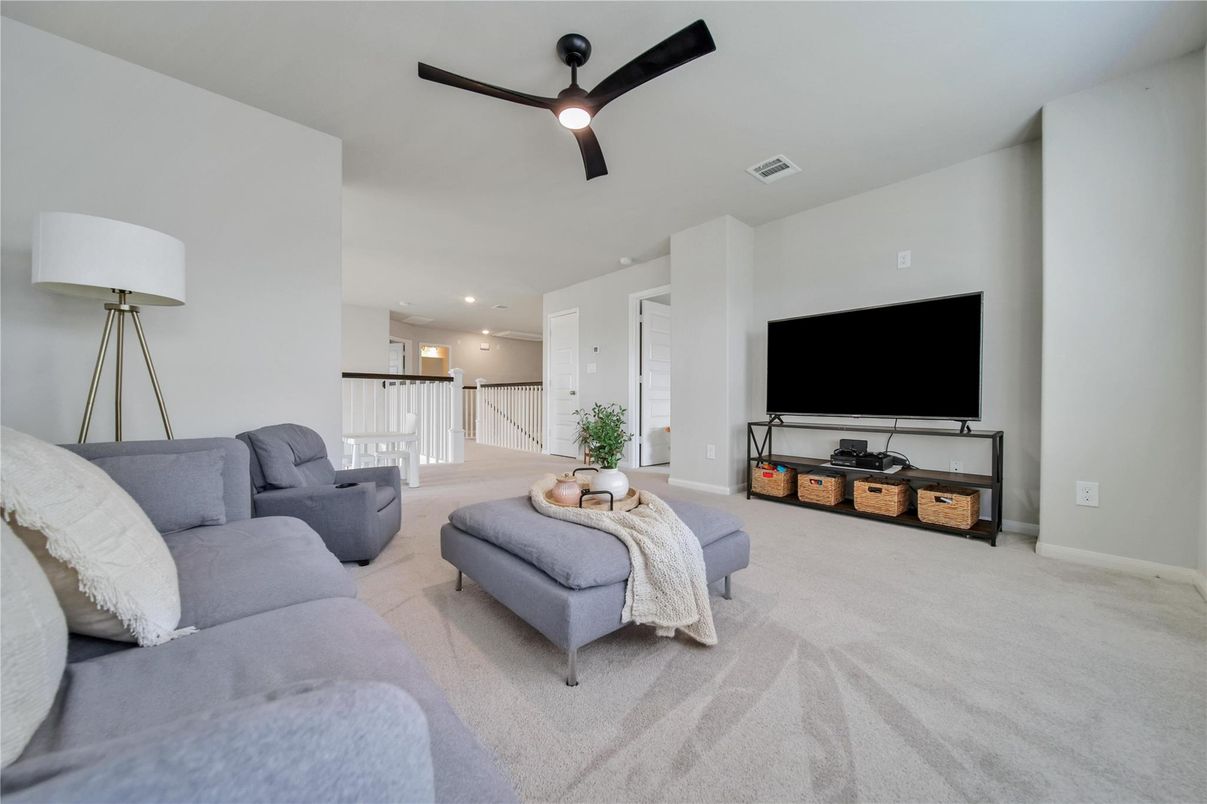 Interior, Living room, Recessed Lighting