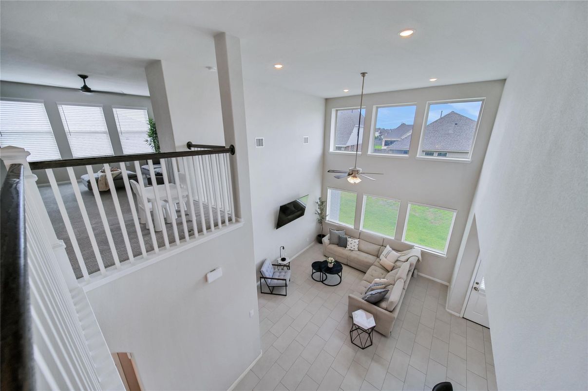 Interior, Living room, Recessed Lighting