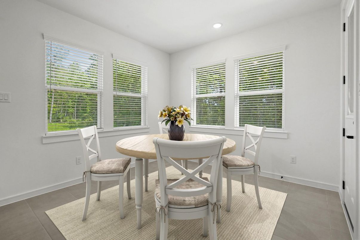 Dining room, Interior, Recessed Lighting