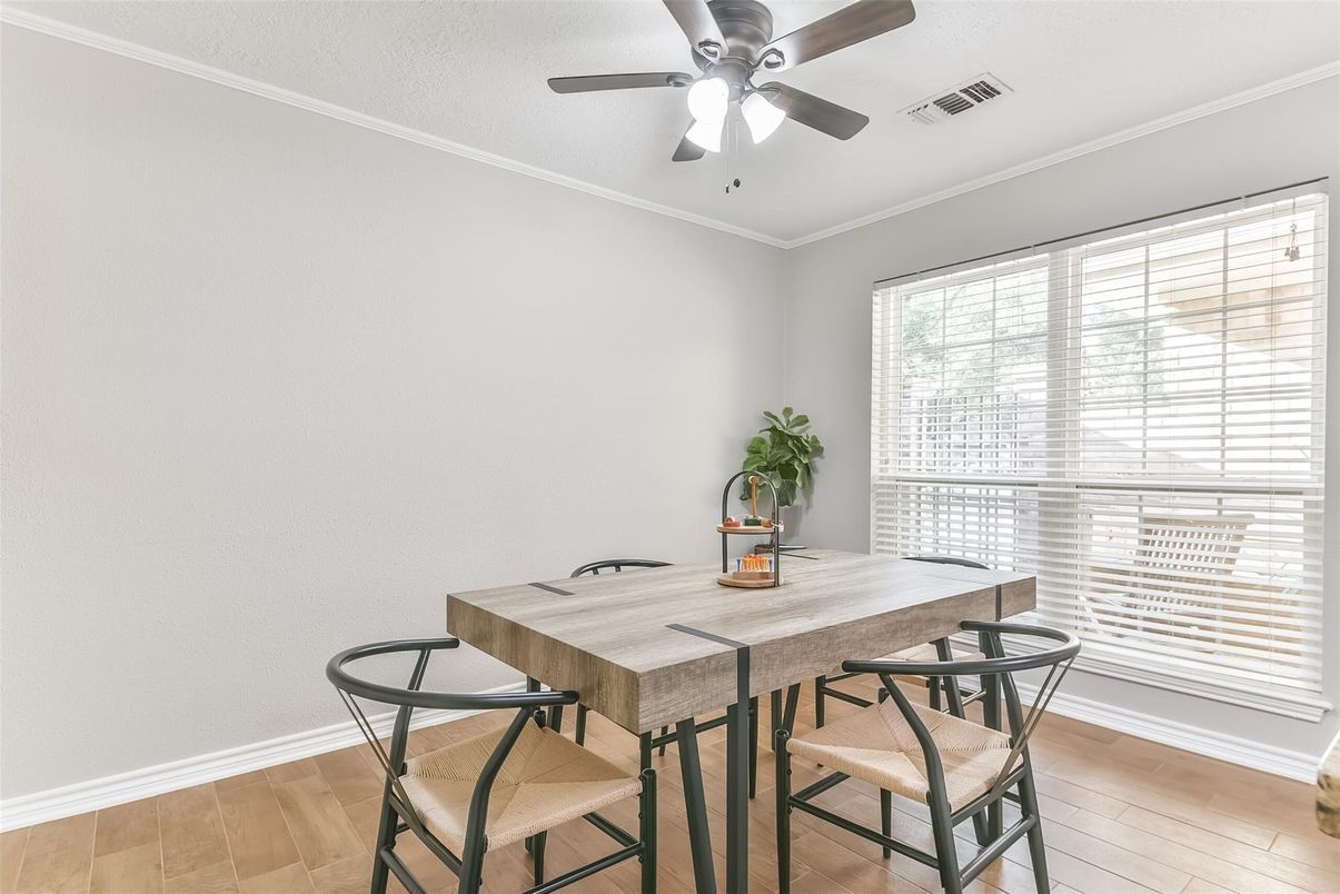 Dining room, Interior, Wood Texture Flooring
