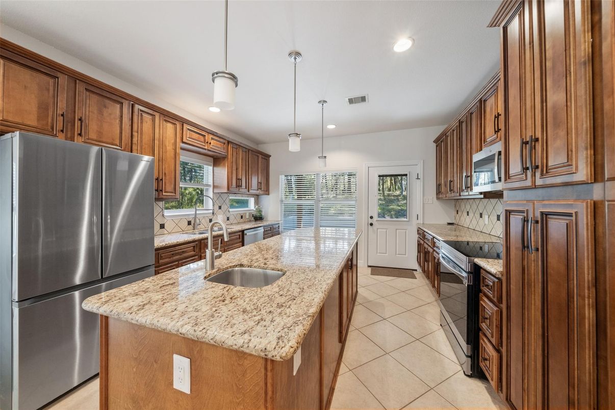 Interior, Kitchen, Pendant Lights, Recessed Lighting