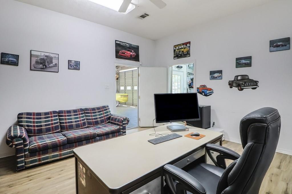 Home Office, Interior, Wood Texture Flooring