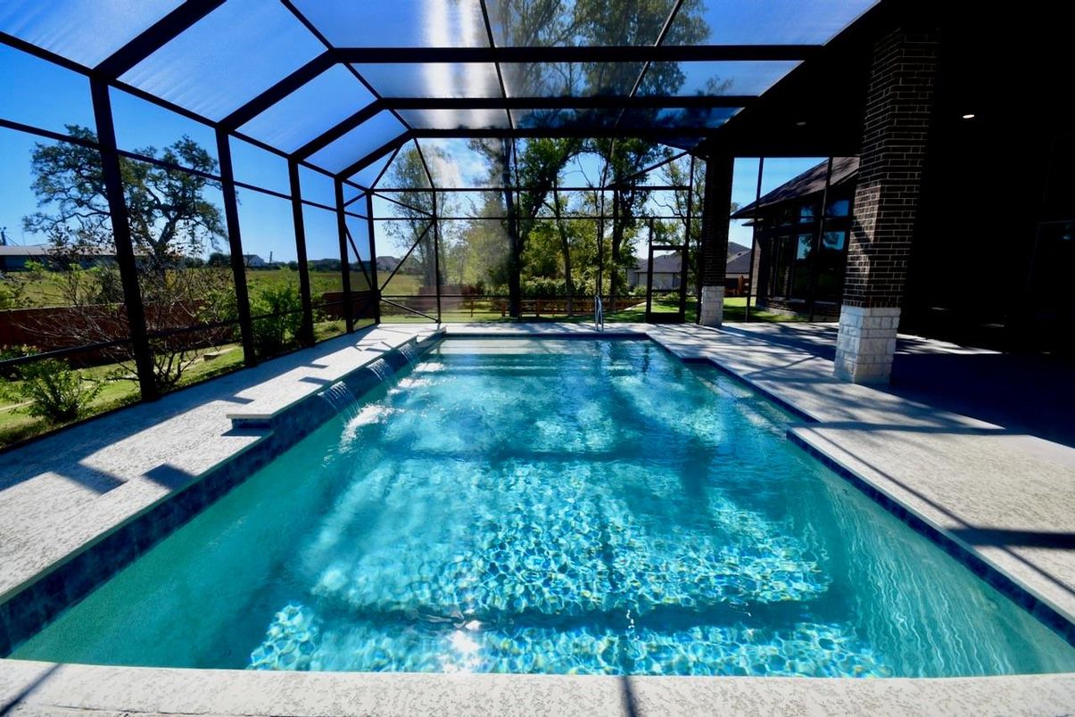 Glass Ceilings, Interior, Pool, Sun Room