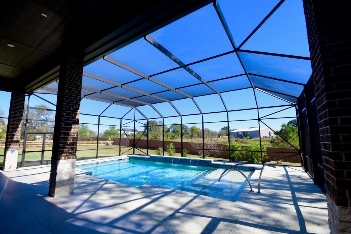 Glass Ceilings, Interior, Pool, Sun Room