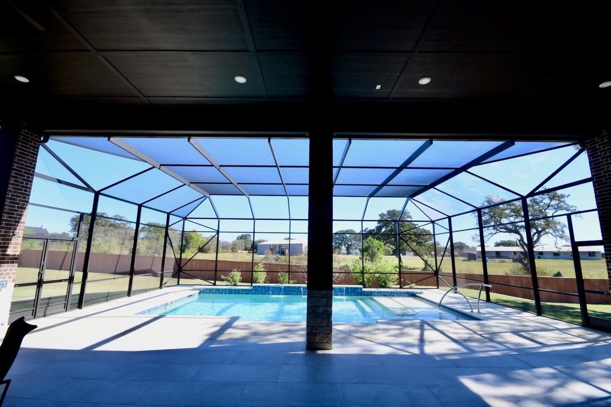 Glass Ceilings, Interior, Pool, Sun Room
