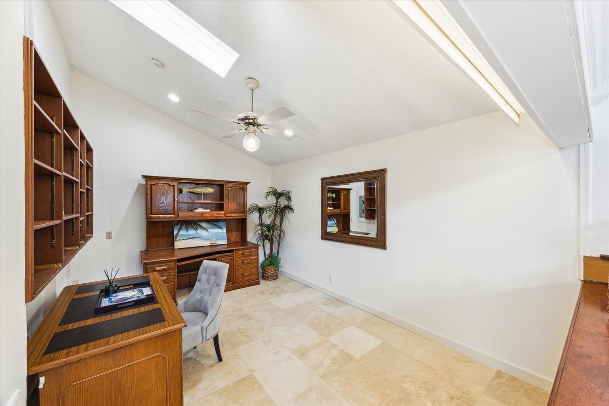 Home Office, Interior, Recessed Lighting