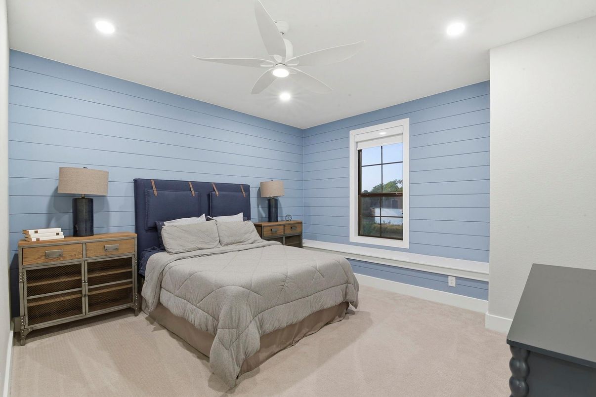 Bedroom, Interior, Recessed Lighting