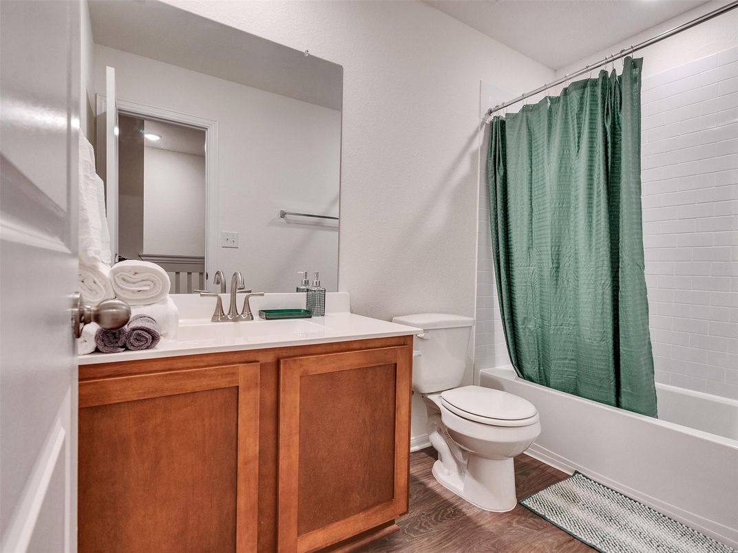 Bathroom, Interior, Wood Texture Flooring