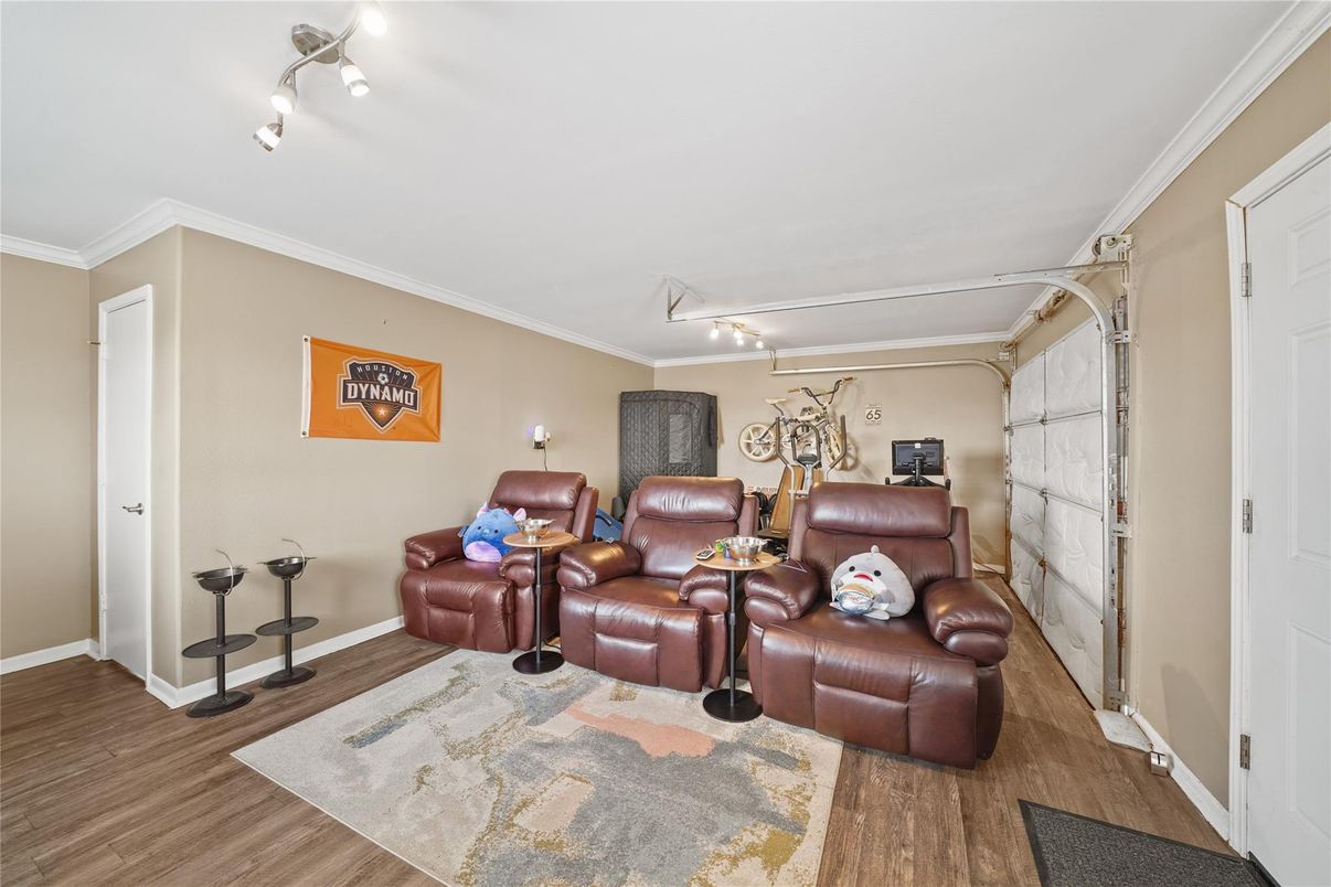 Home Theatre Room, Interior, Wood Texture Flooring