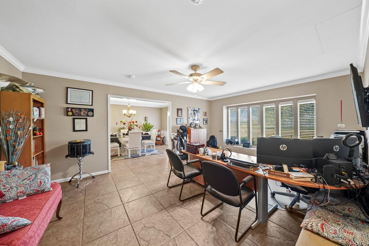 Chandelier, Home Office, Interior