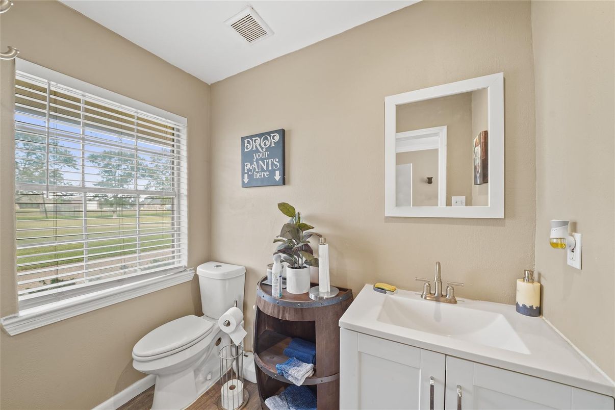 Bathroom, Interior, Wood Texture Flooring