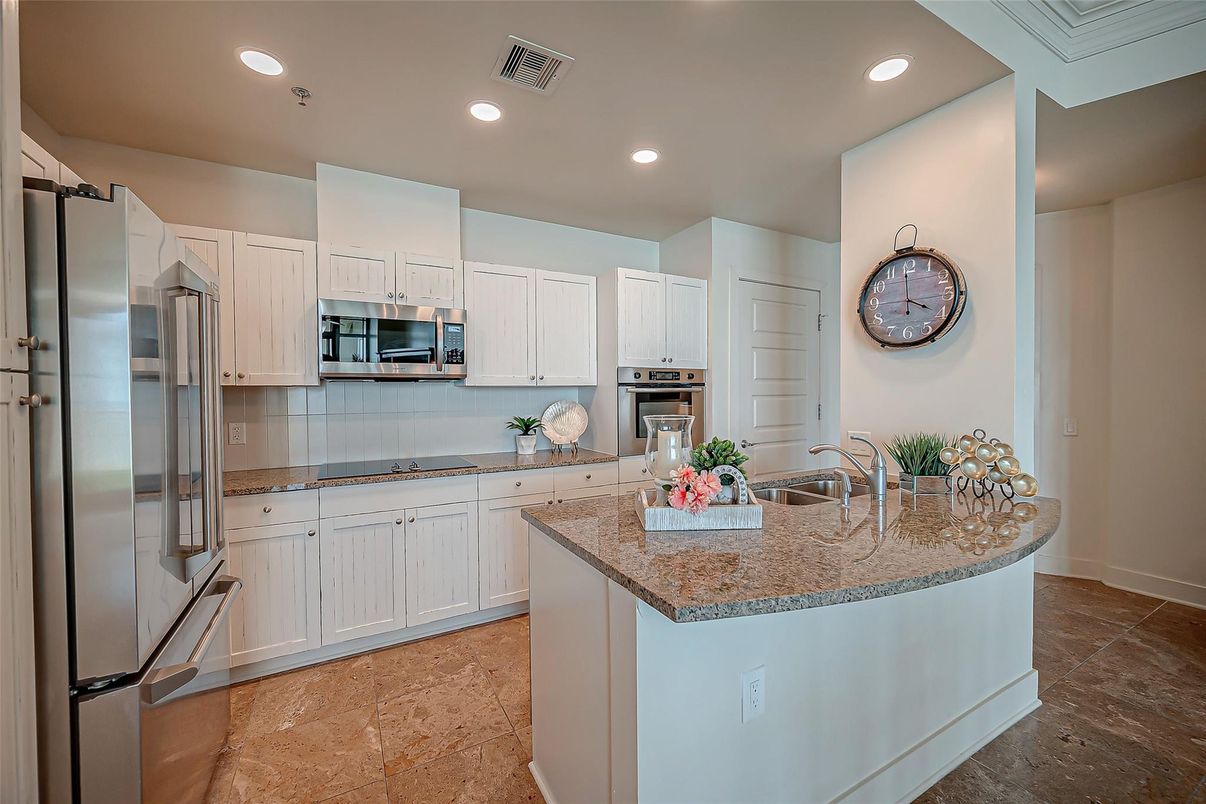 Interior, Kitchen, Recessed Lighting, Stainless Steel Appliances