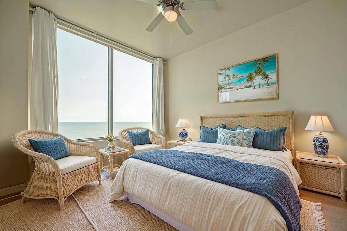 Bedroom, Interior, Water