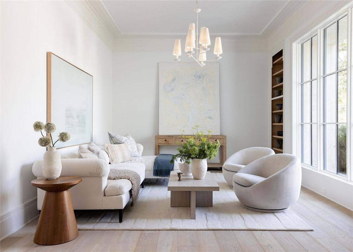 Chandelier, Interior, Living room, Wood Texture Flooring