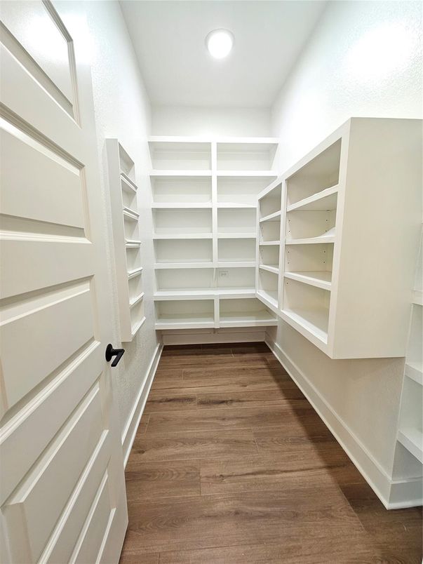 Interior, Recessed Lighting, Walk-in Closets, Wood Texture Flooring