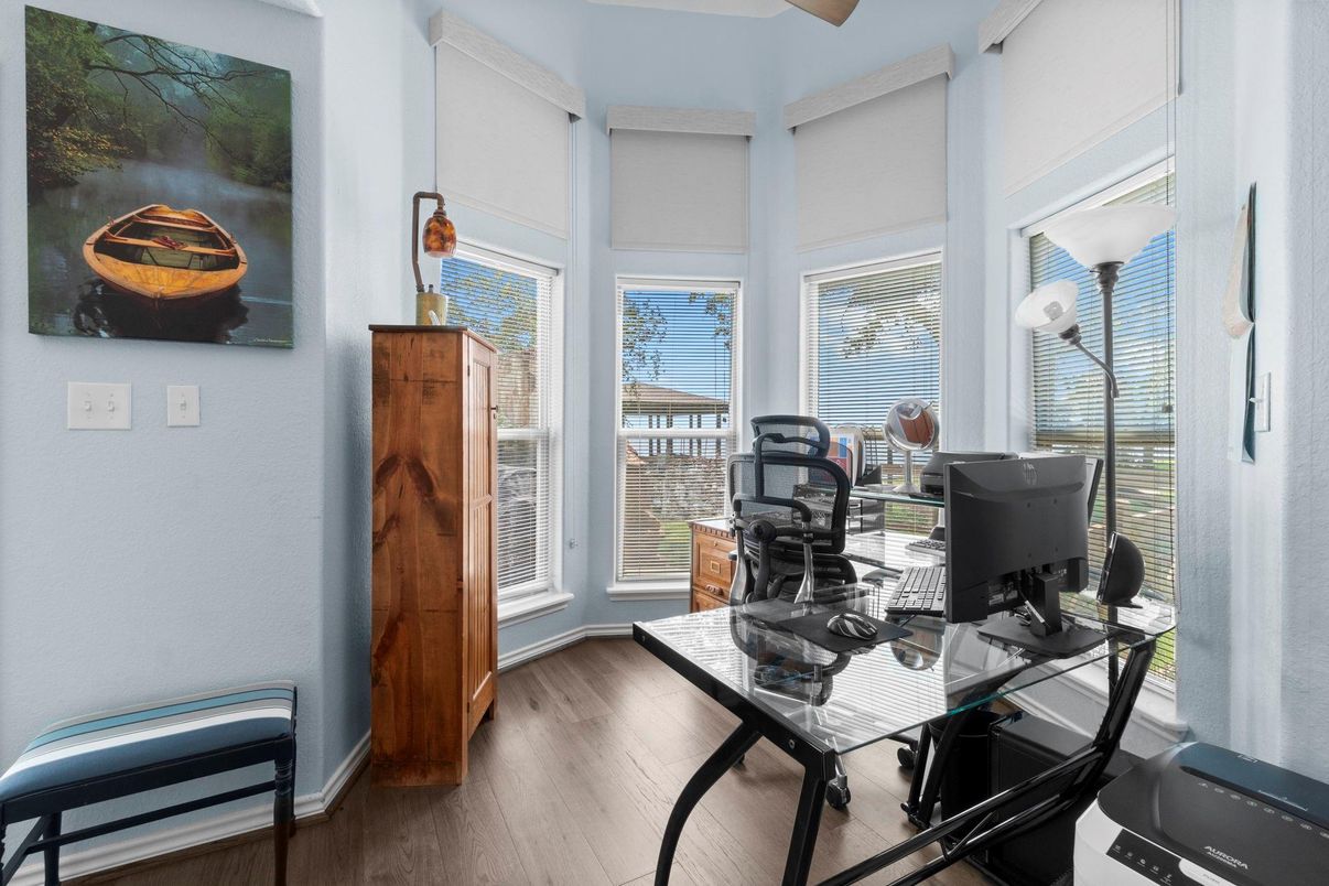 Home Office, Interior, Wood Texture Flooring