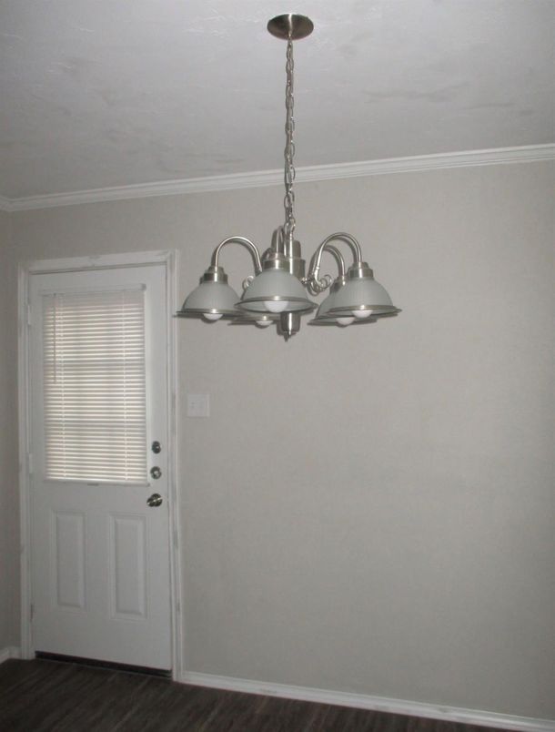 Chandelier, Interior, Wood Texture Flooring