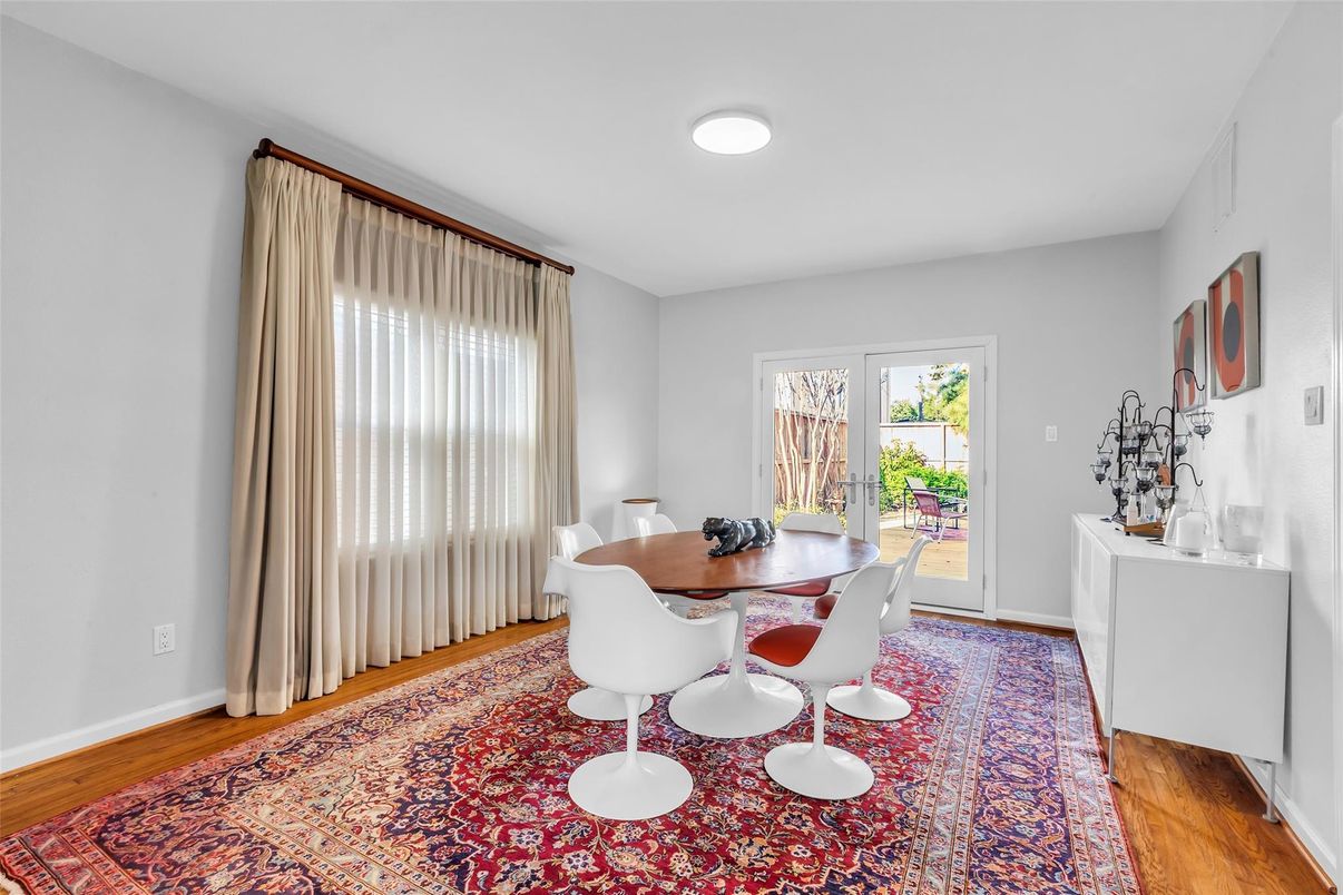 Dining room, Interior, Wood Texture Flooring