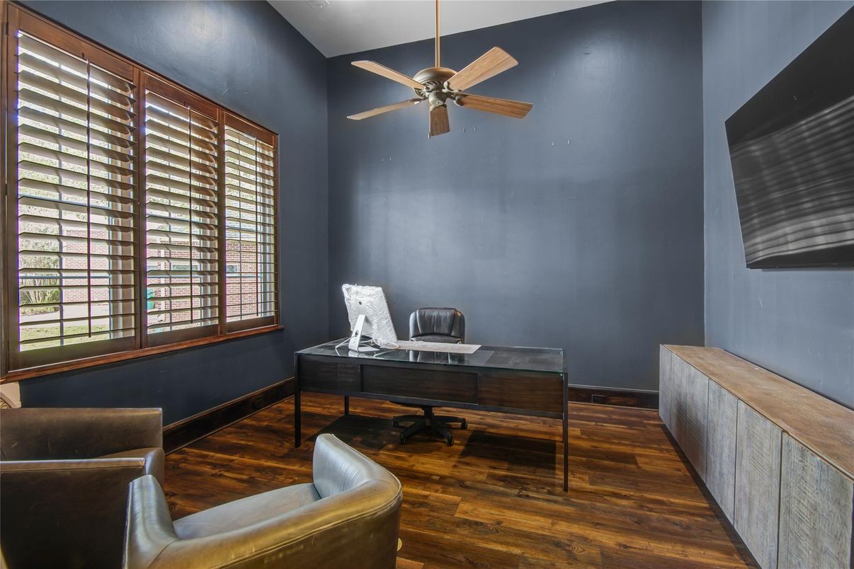 Home Office, Interior, Wood Texture Flooring