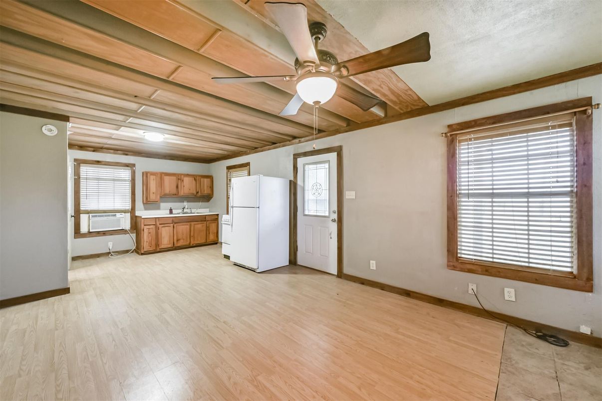 Empty room, Interior, Kitchen, Wood Texture Flooring