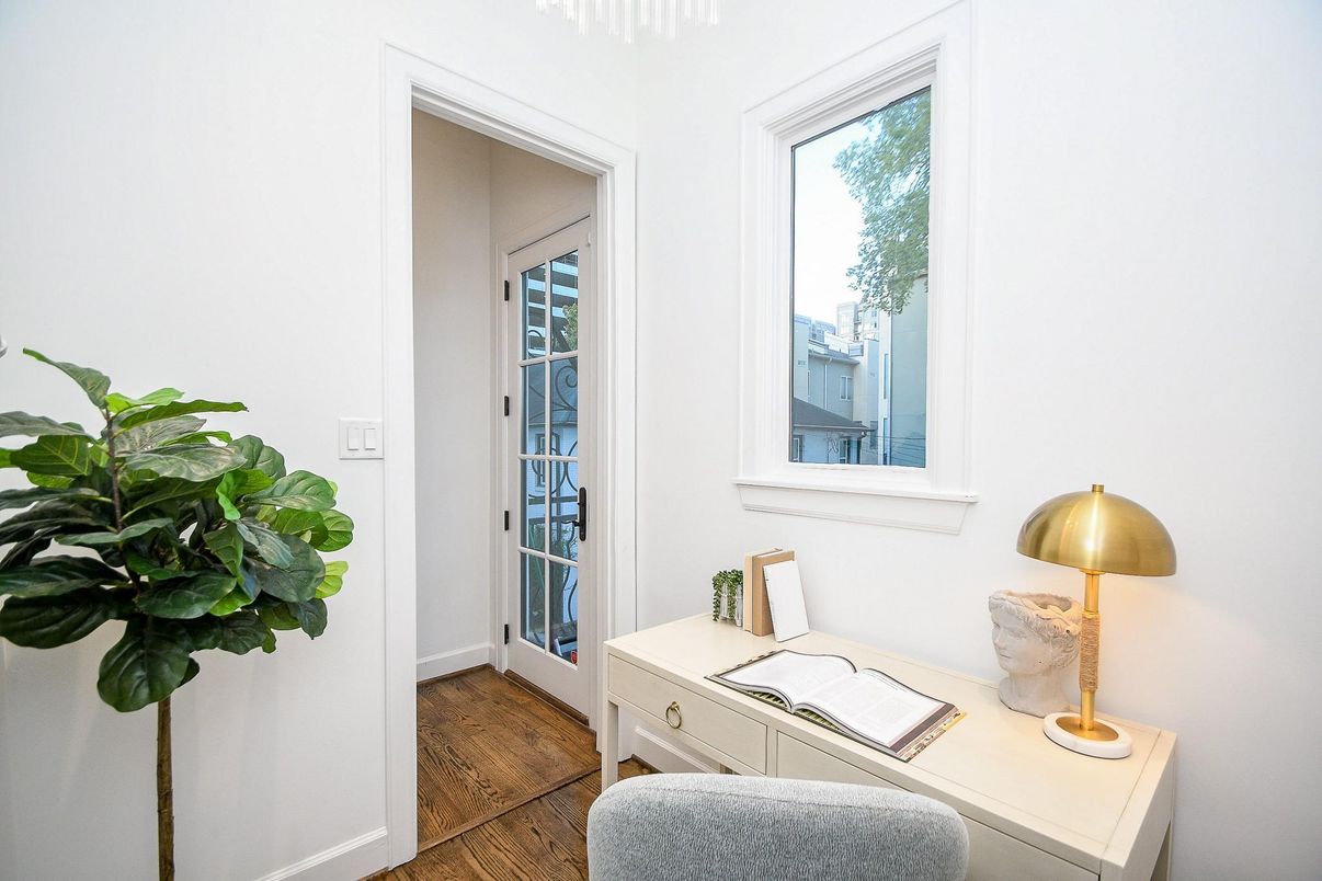 Home Office, Interior, Wood Texture Flooring