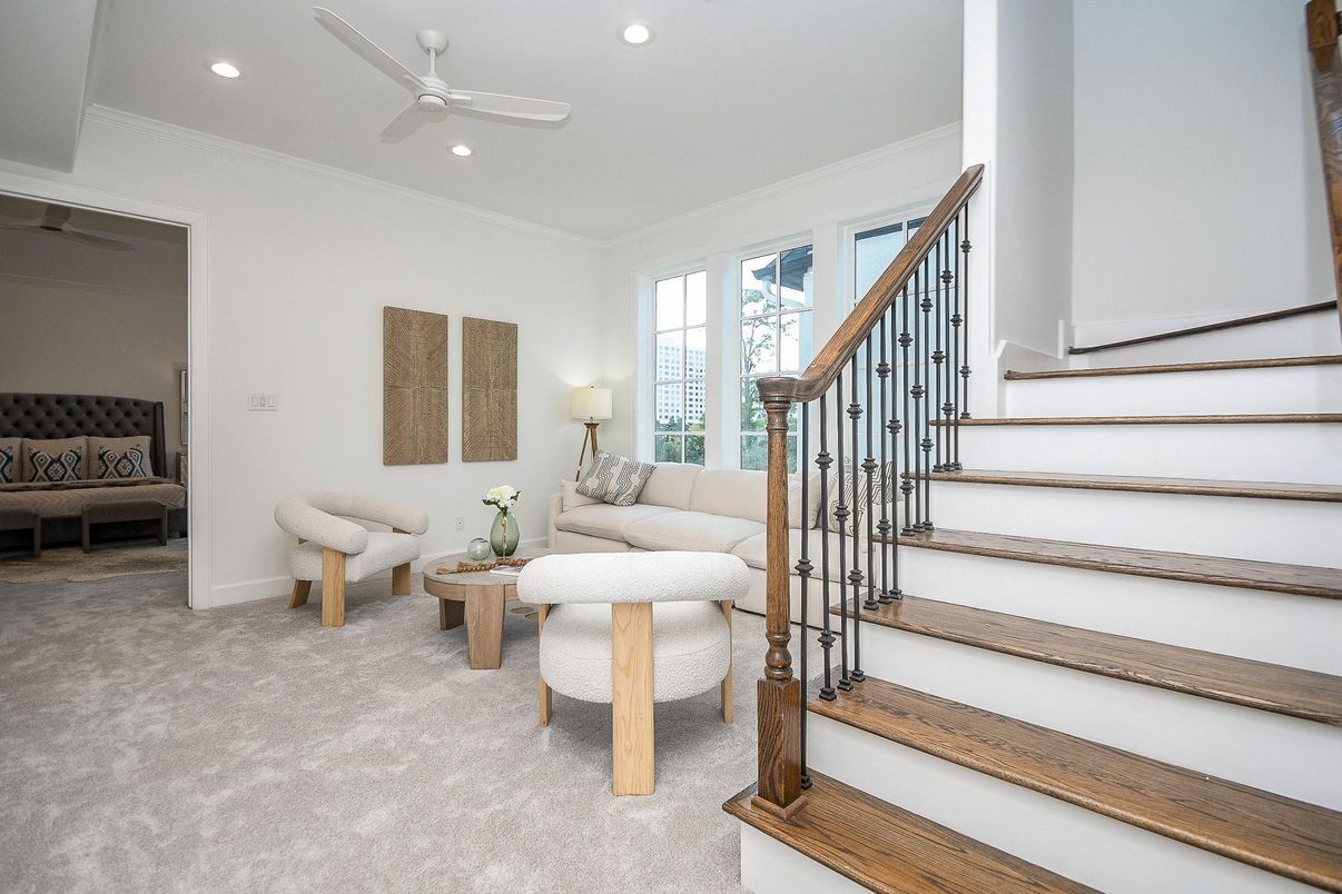 Interior, Living room, Recessed Lighting