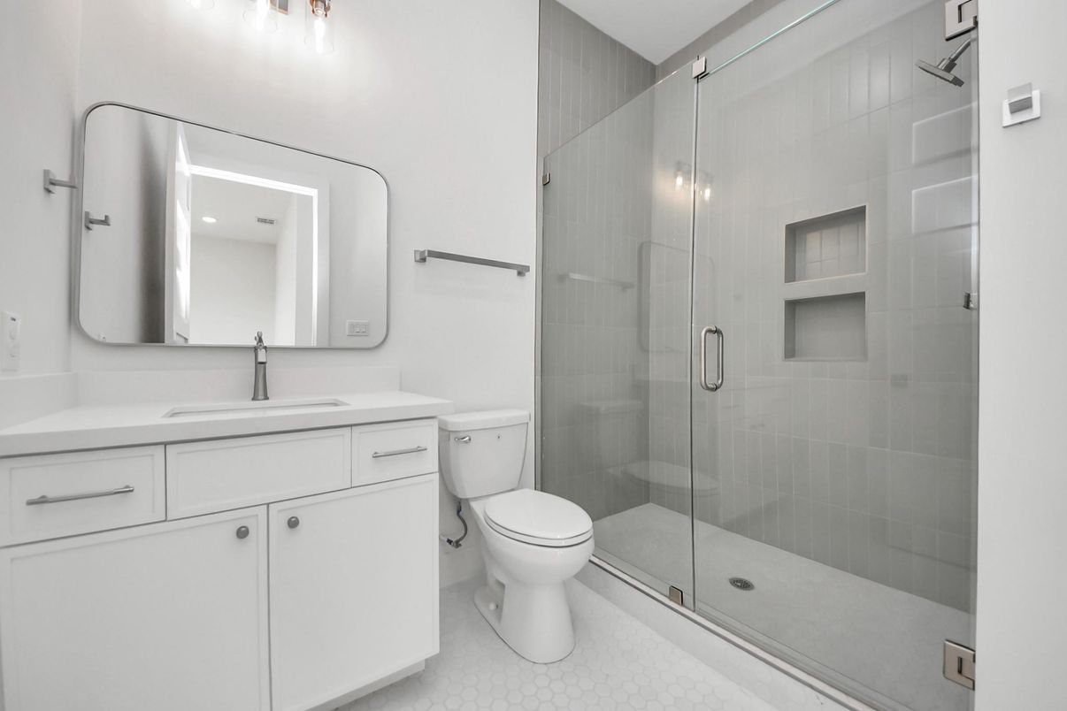 Bathroom, Glass Shower, Interior