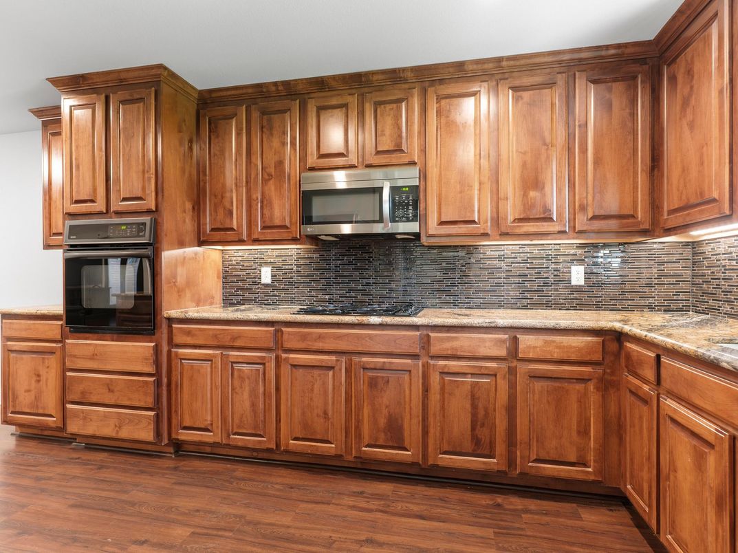 Interior, Kitchen, Wood Texture Flooring