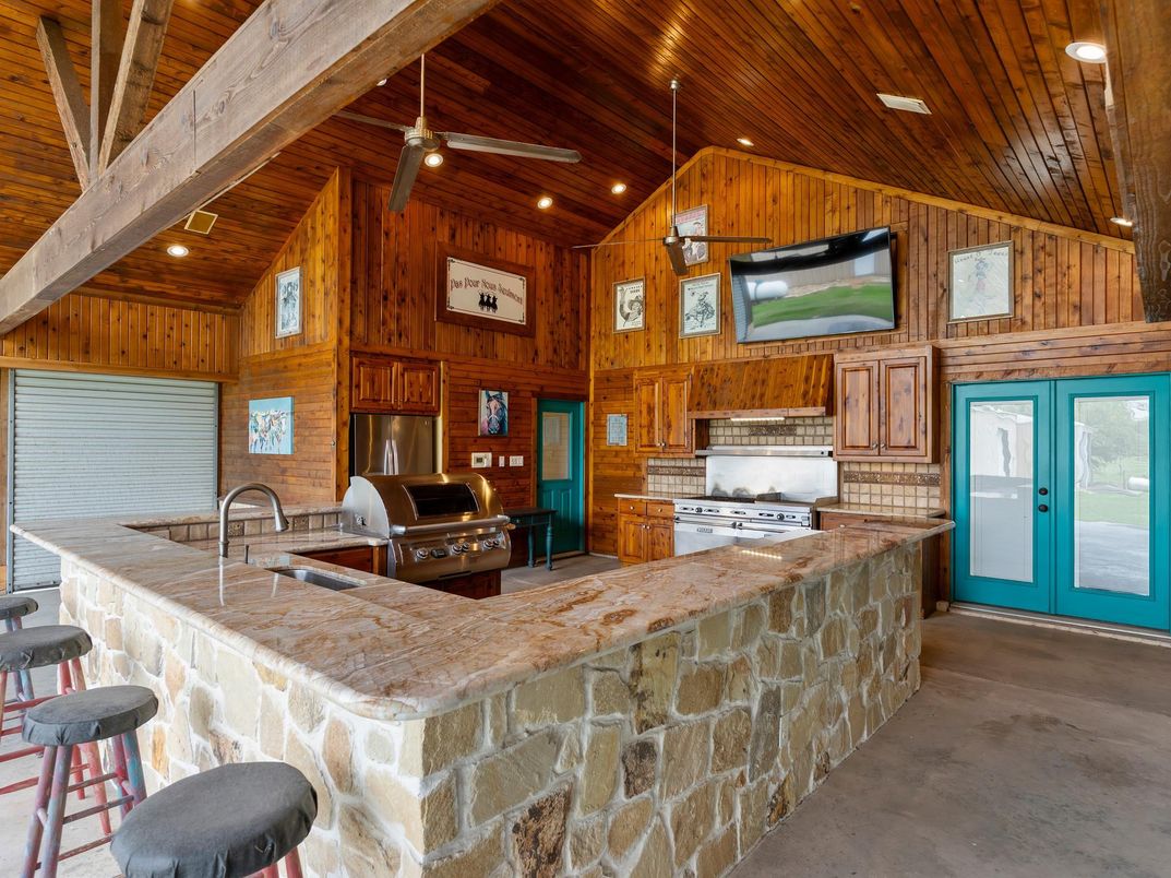 Interior, Kitchen, Recessed Lighting, Wooden Beams, Wooden Ceilings, Wooden Walls