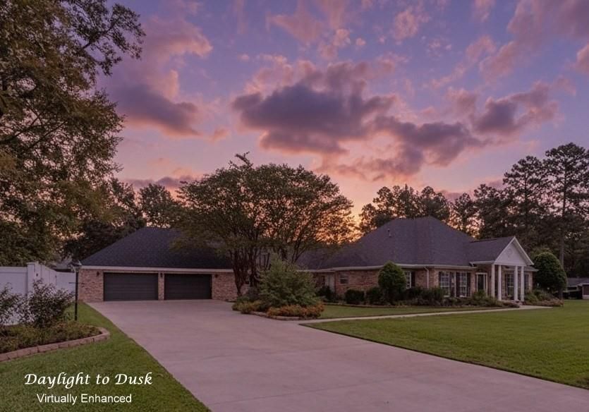 Attached, Exterior, Facade, Ranch