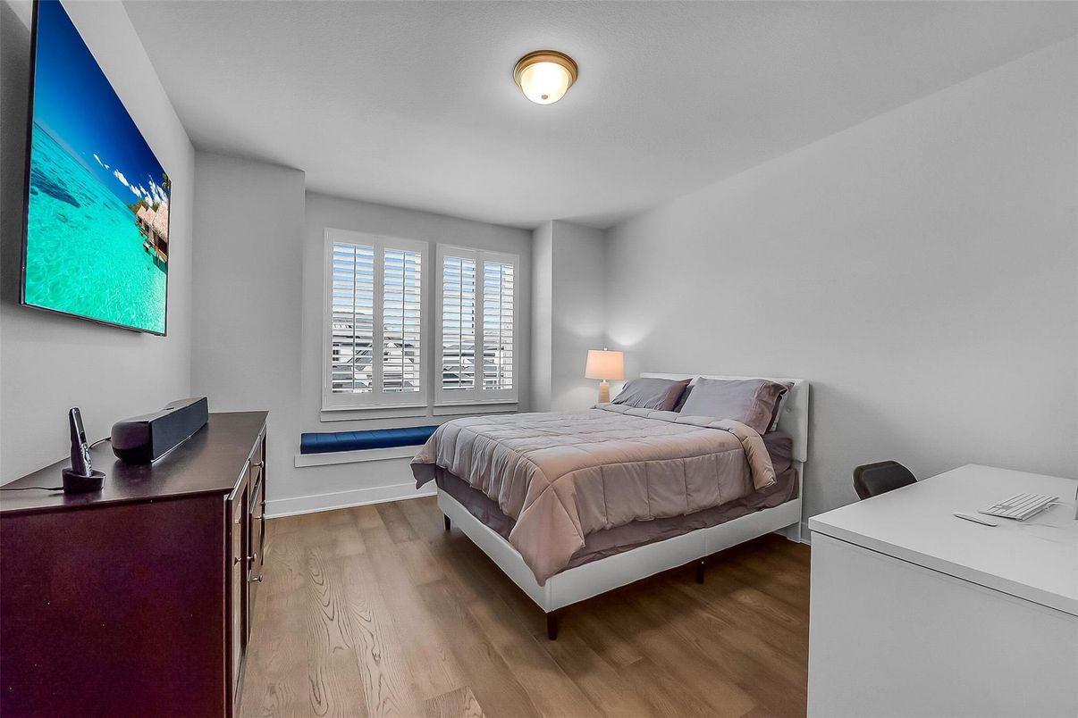 Bedroom, Interior, Wood Texture Flooring