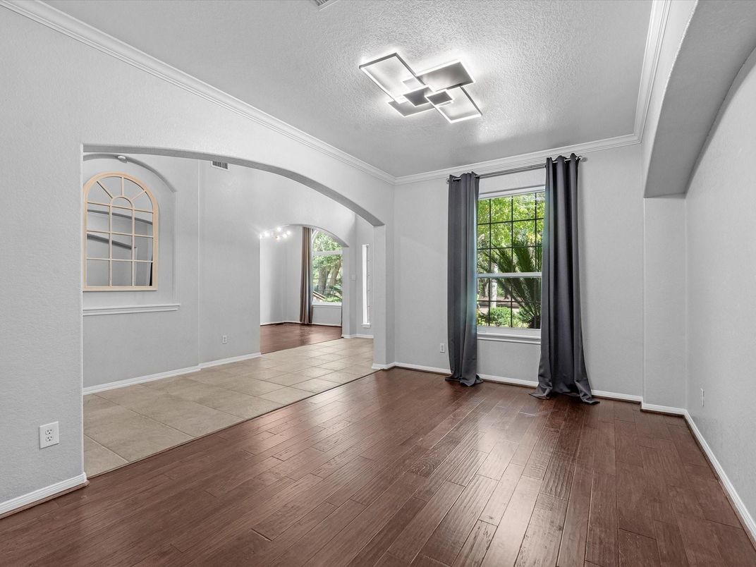 Empty room, Interior, Wood Texture Flooring