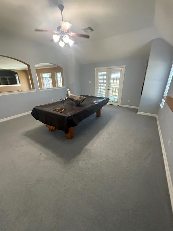 Billiard Table, Game Room, Interior