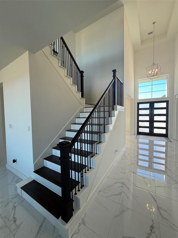 Interior, Marble, Pendant Lights