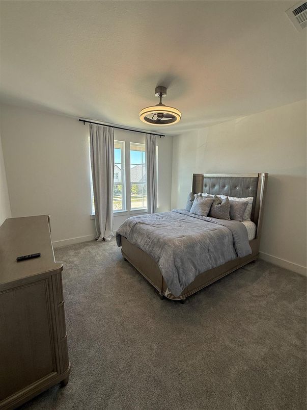 Bedroom, Interior, Pendant Lights