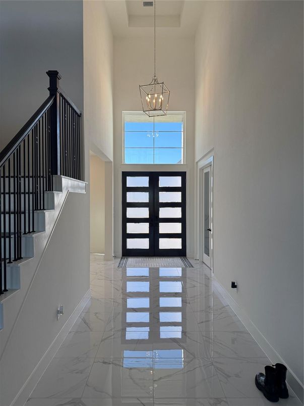 Interior, Marble, Pendant Lights