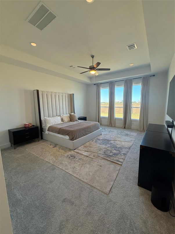 Bedroom, Interior, Recessed Lighting