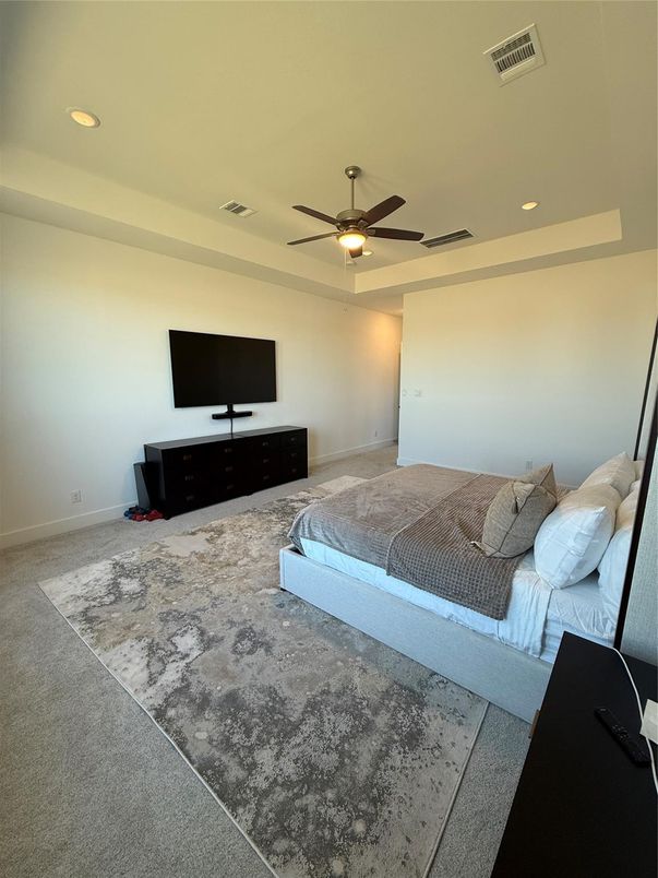 Bedroom, Interior, Recessed Lighting