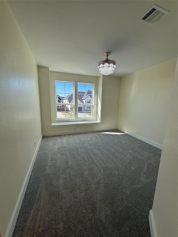 Chandelier, Empty room, Interior