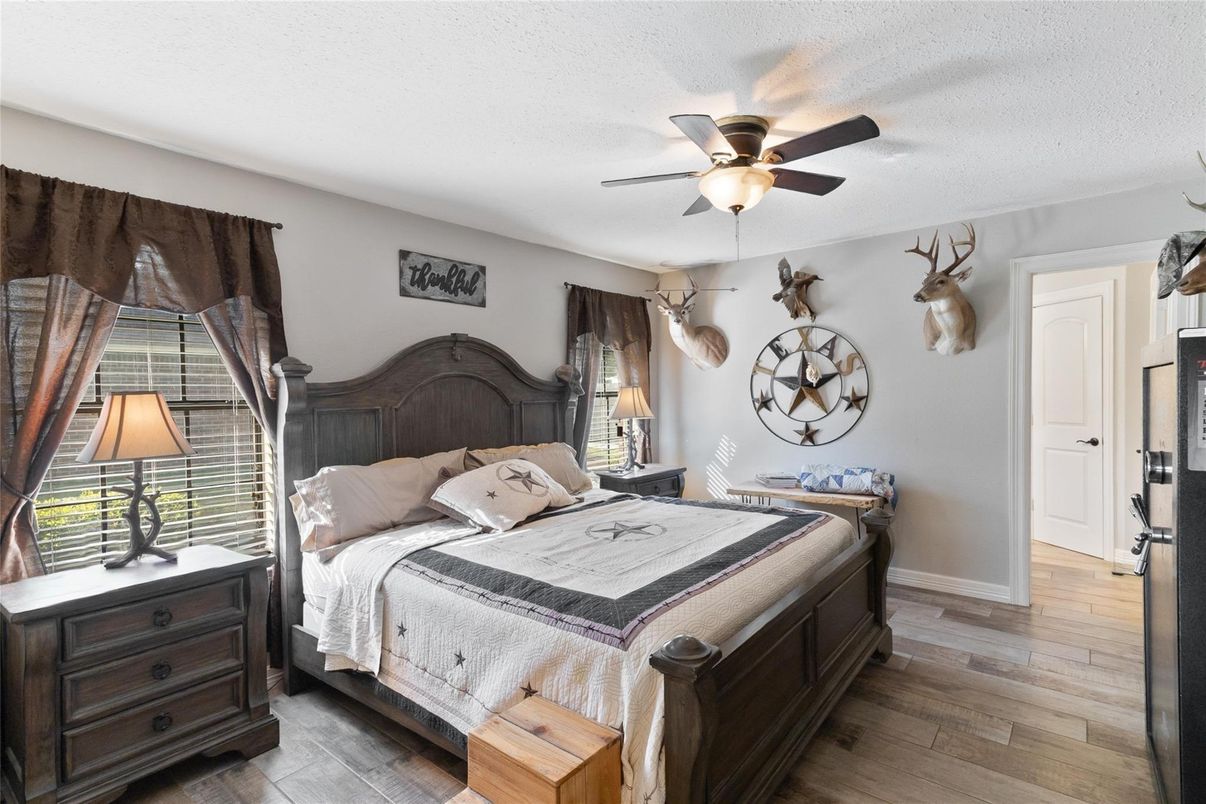 Bedroom, Interior, Wood Texture Flooring