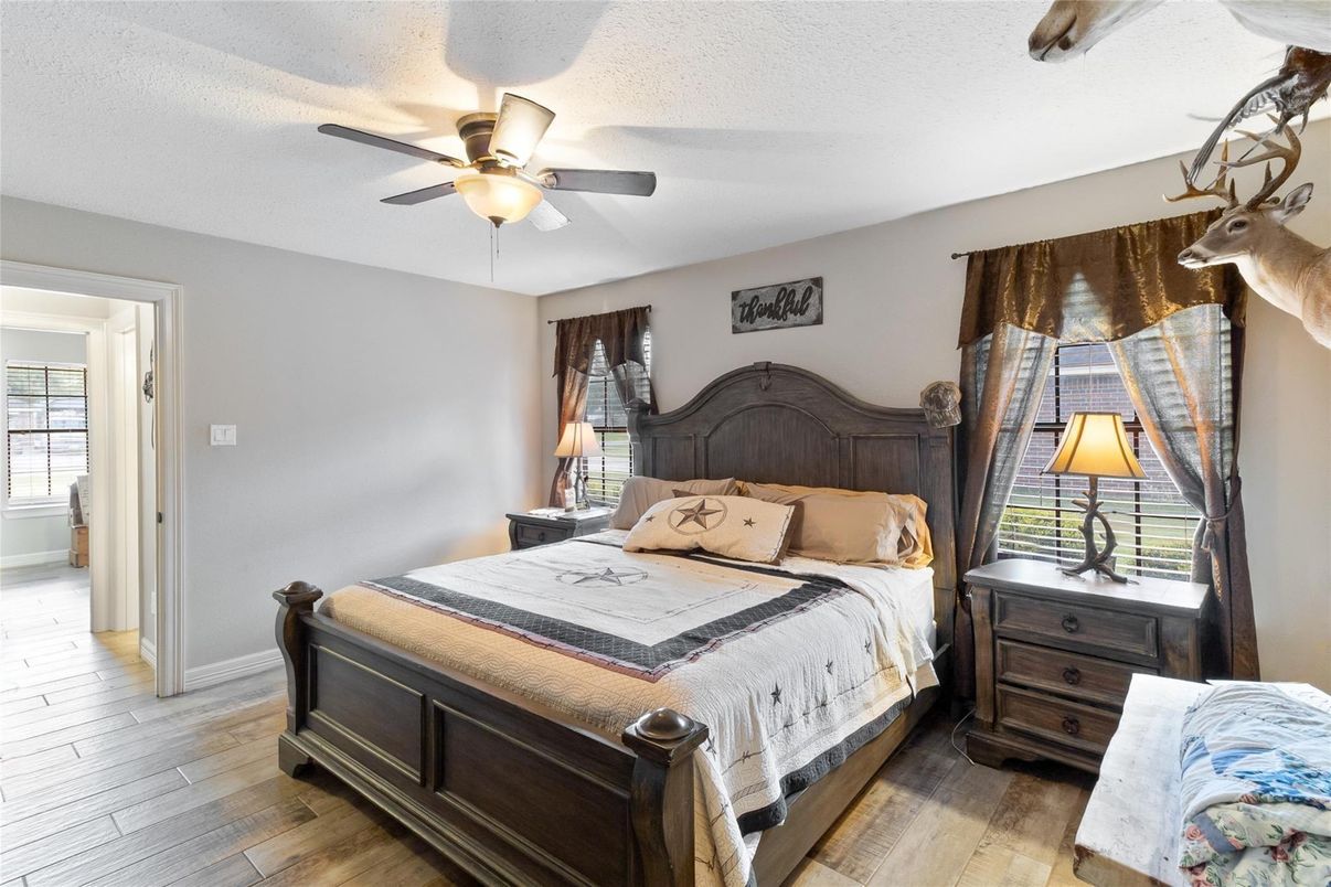 Bedroom, Interior, Wood Texture Flooring
