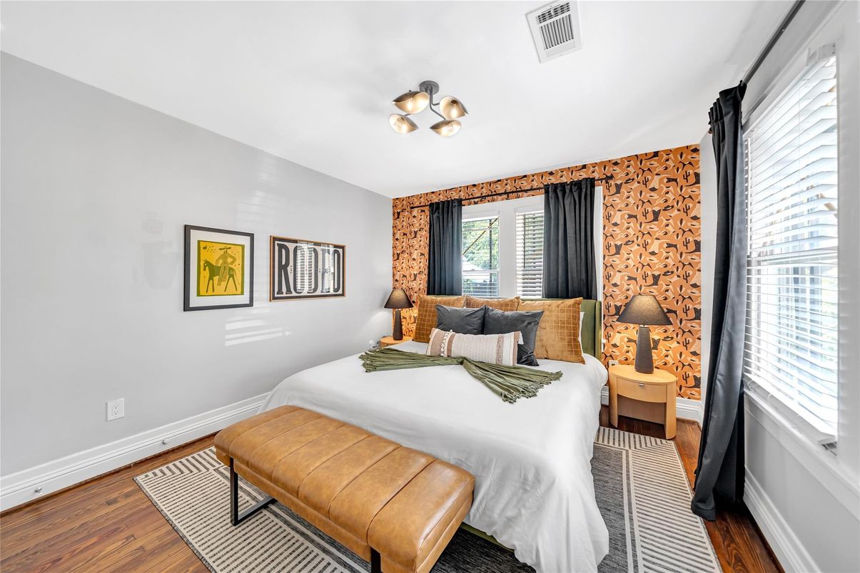Bedroom, Interior, Wood Texture Flooring