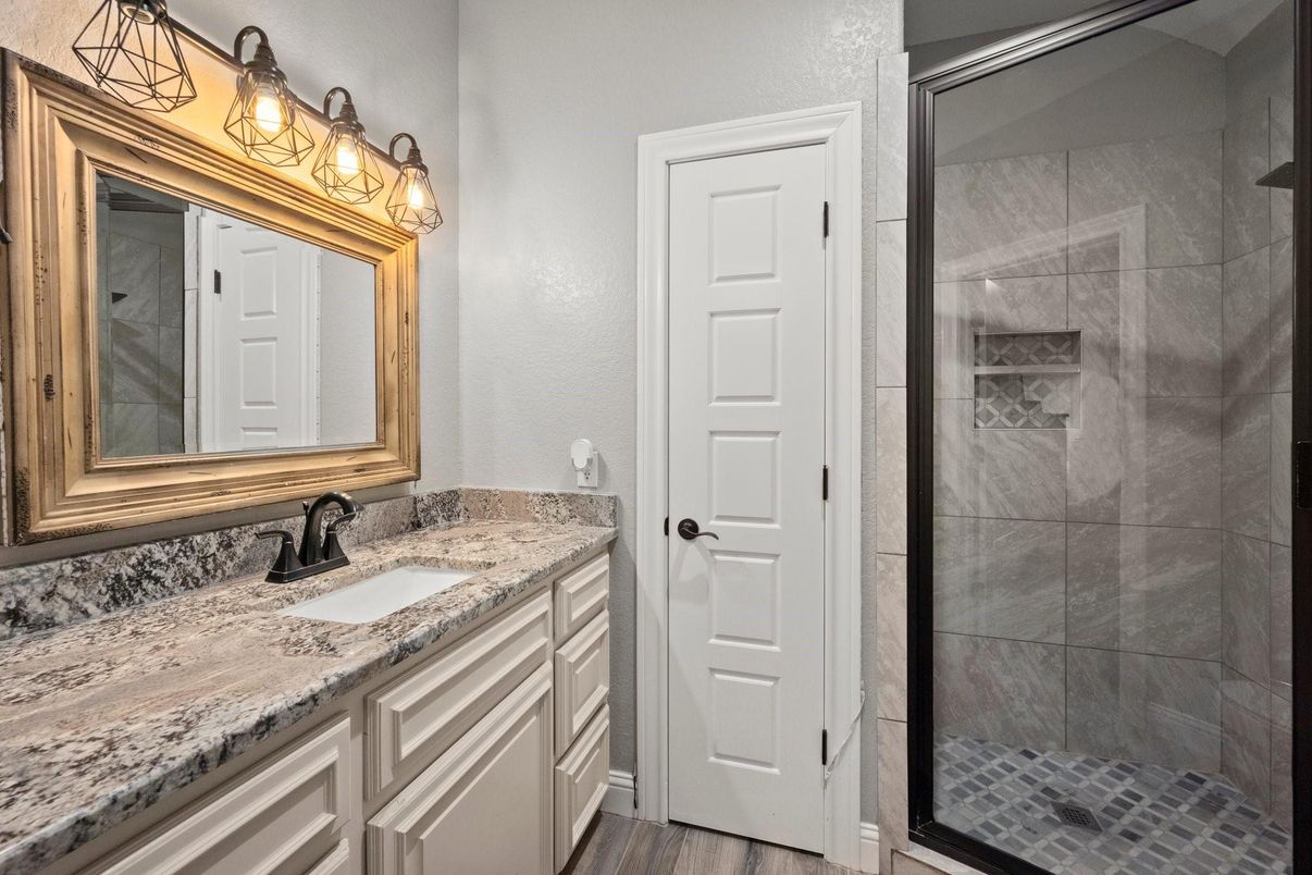 Bathroom, Glass Shower, Interior