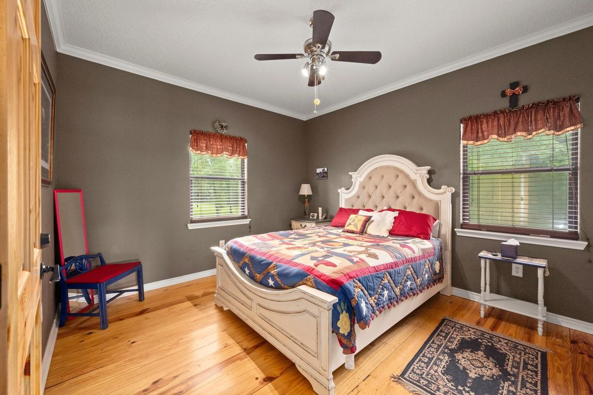 Bedroom, Interior, Wood Texture Flooring