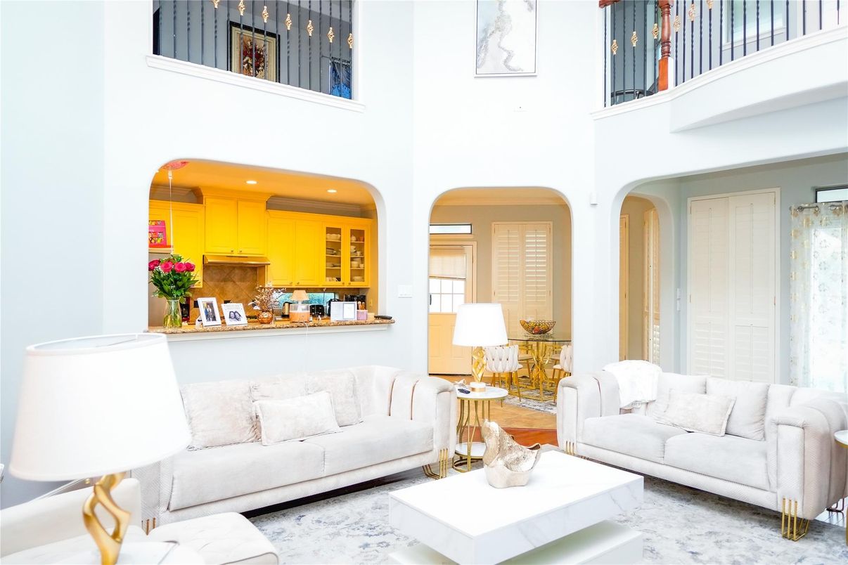 Interior, Kitchen, Living room, Recessed Lighting