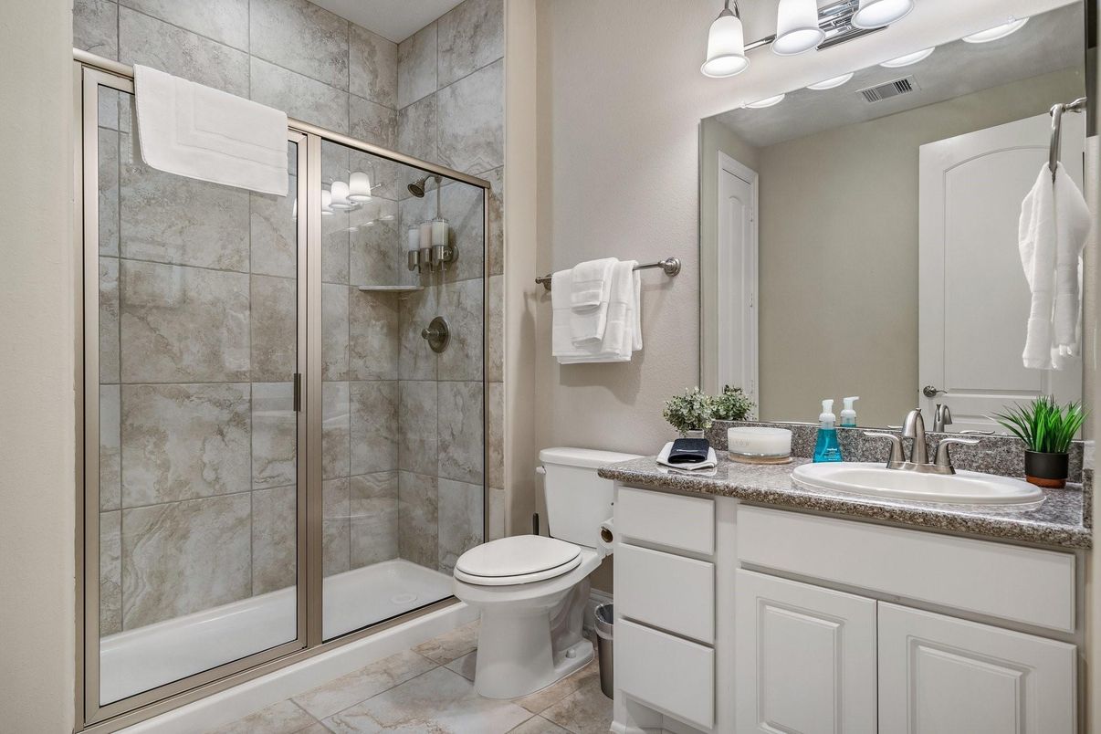 Bathroom, Glass Shower, Interior