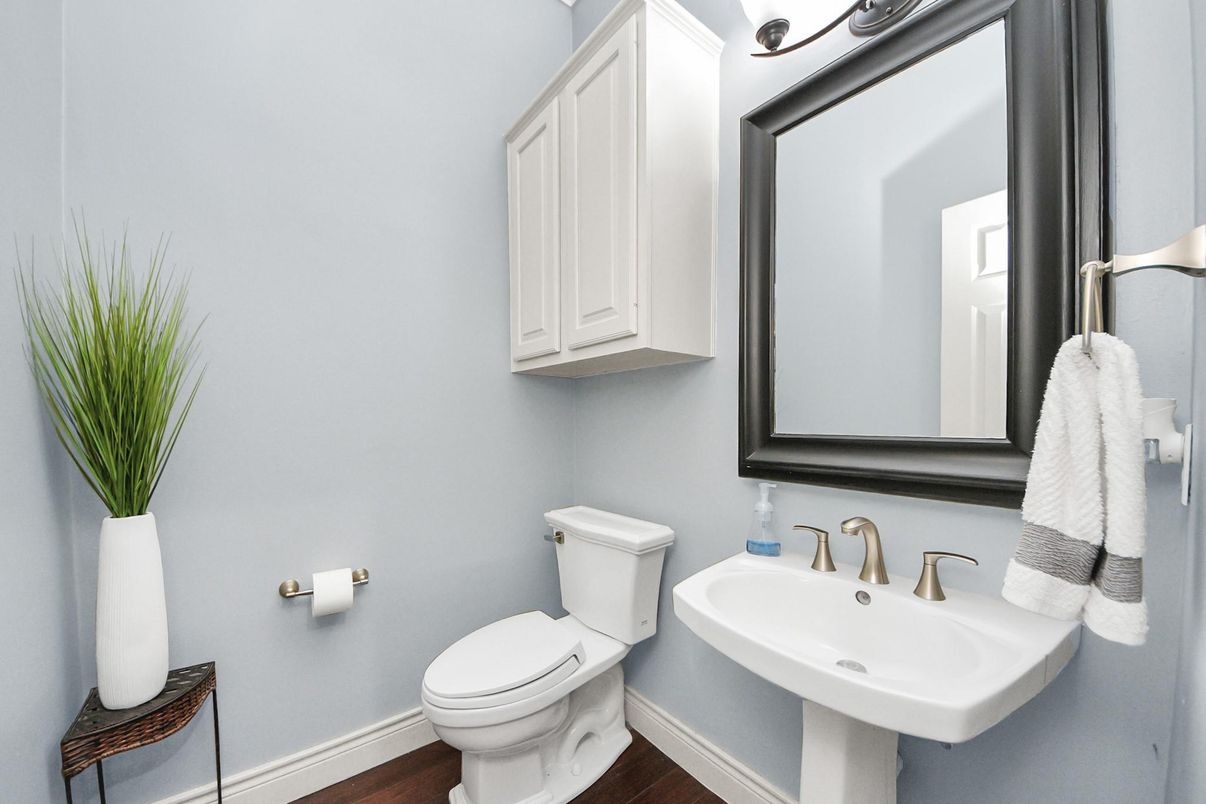 Bathroom, Interior, Wood Texture Flooring